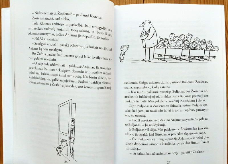 Goscinny ir Sempe knygos „Mažasis Nikola“ („Alma littera“, 2006) atvartas